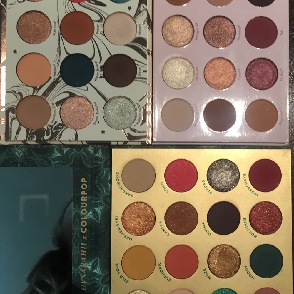 Colourpop Eyeshadow Palette Bundle of 3